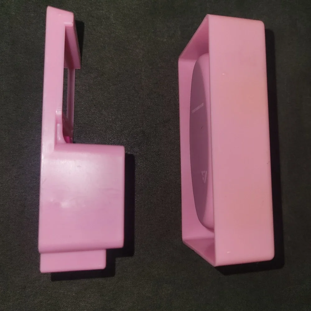 Arco Vintage Pink & Hot Pink Plastic Bathroom Vanity Dollhouse Furniture Lot